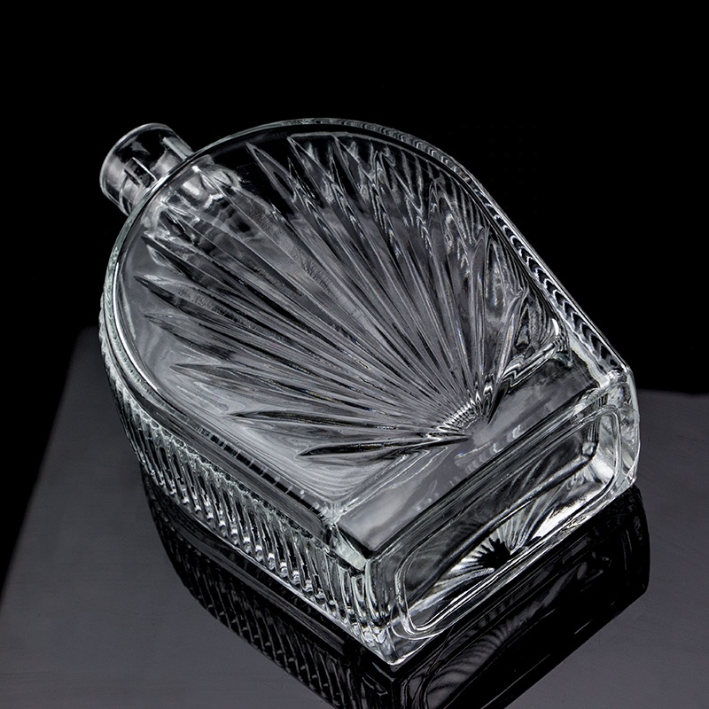 1000ml Flint Glass Transparent Empty Vodka Whisky Glass Bottle for Your Requirements