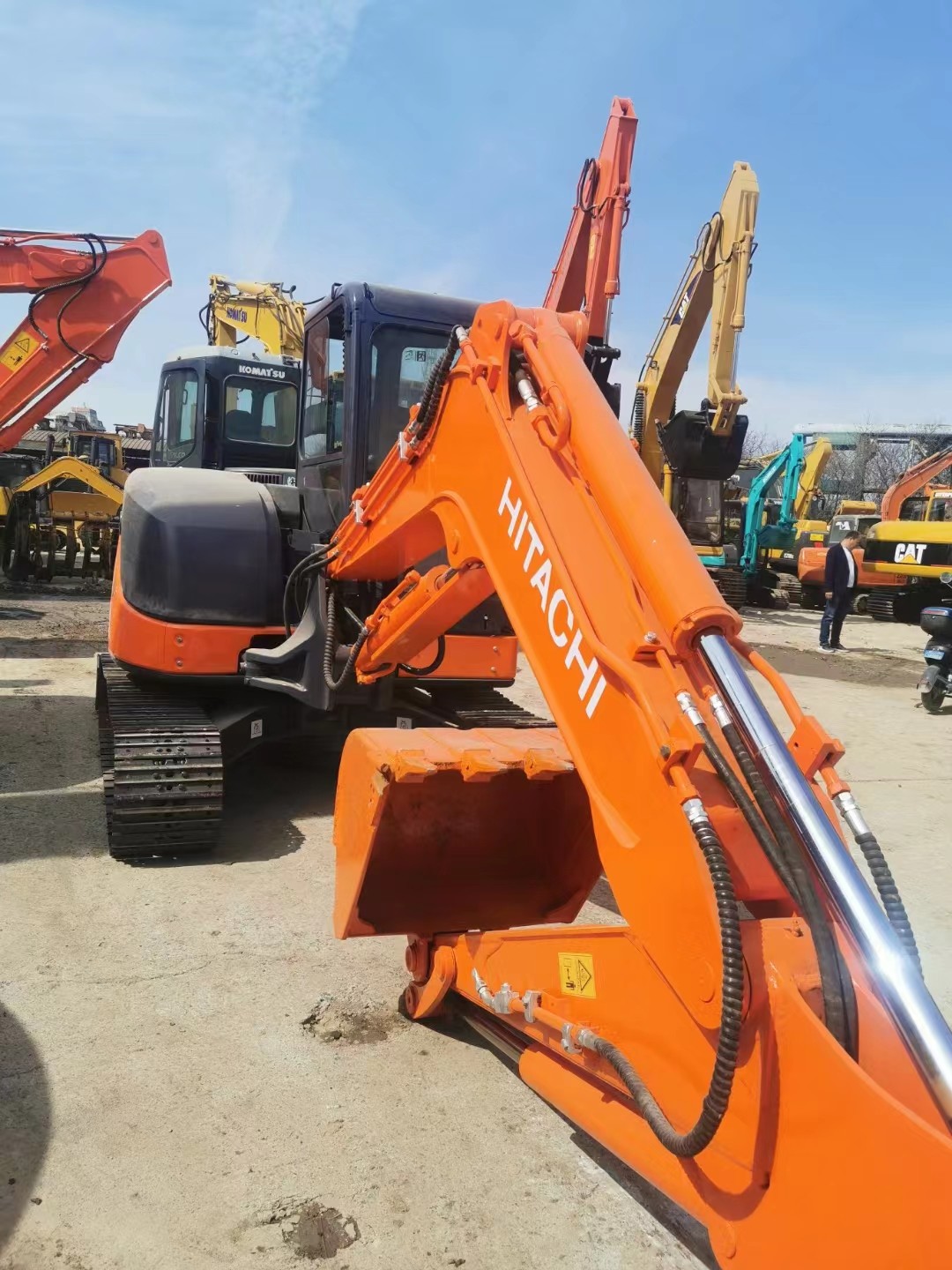 Mini ZX65USB Second Hand Hitachi Excavator 6 Tons
