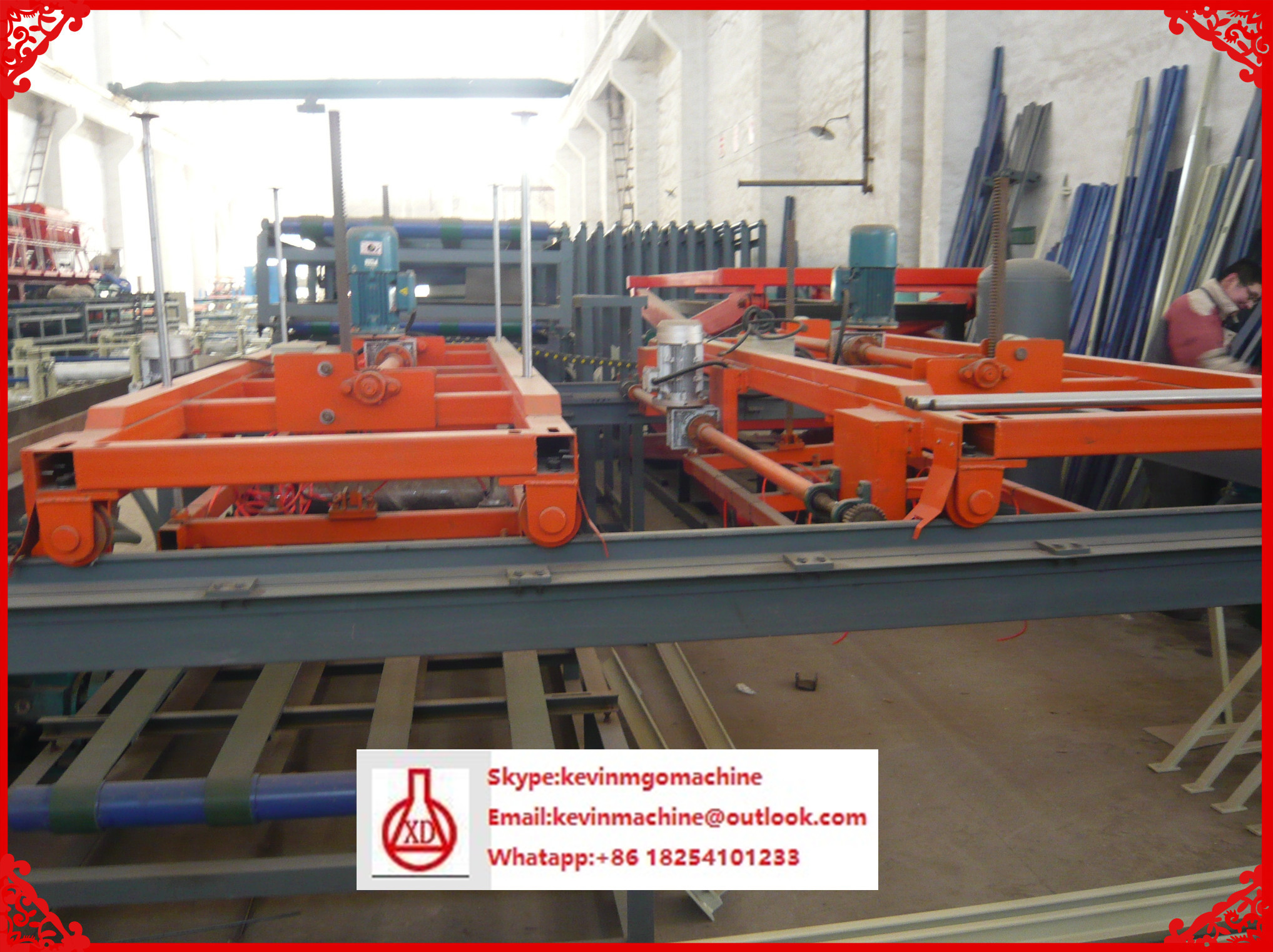 Fiber Cement Board / MgO Board Production Line with Steel Structure 1 years Warranty