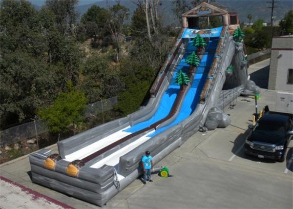 CE Certification Commercial Inflatable Slide , 30M Length Large Inflatable