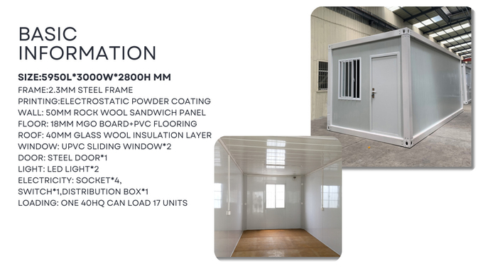 Boxspace Container House Capsule Villa For Outdoor Home Container House Container Office With Bathroom 20ft Container Office