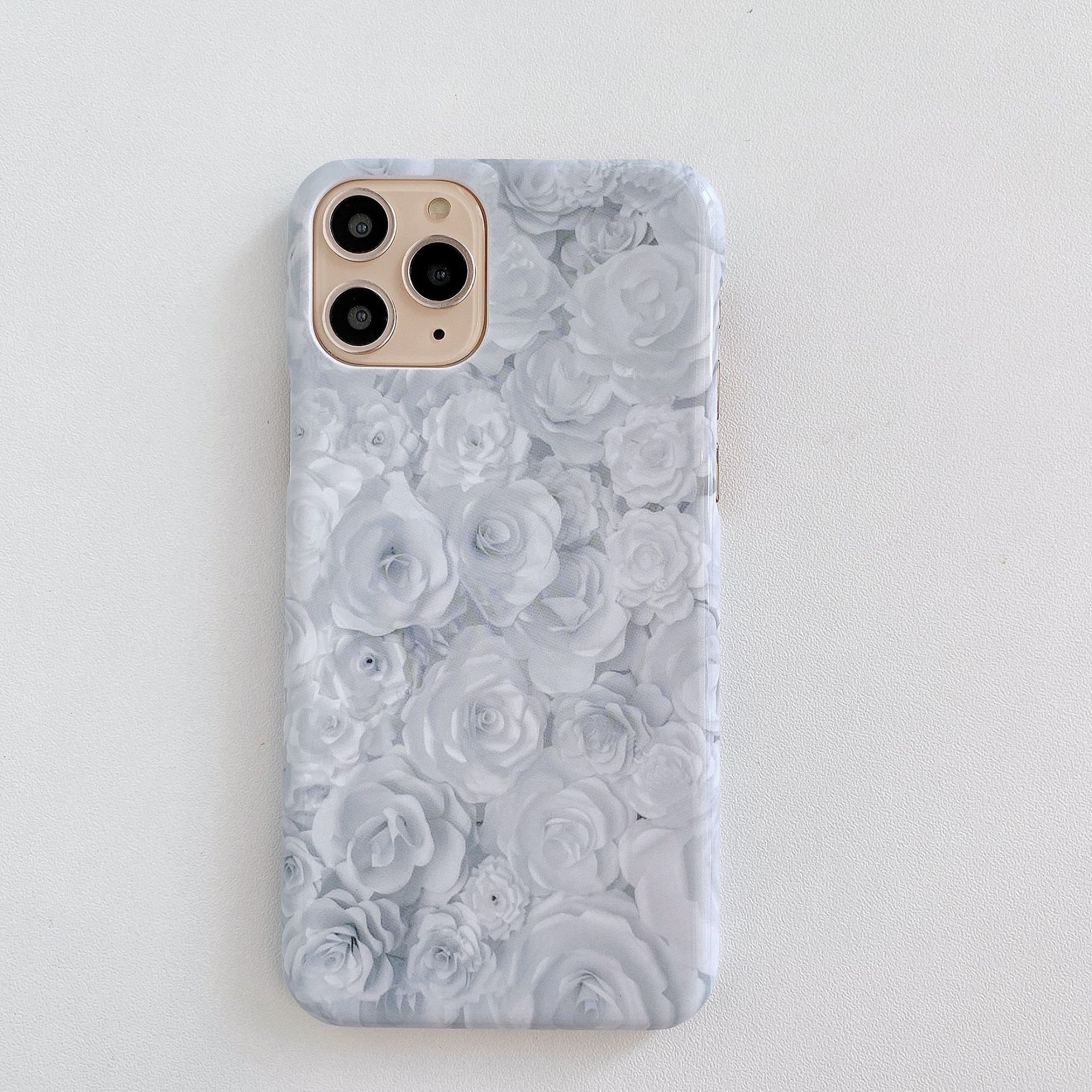 PC Designer Cell Phone Cases IMD Finished Floral Design Matte Grease Free
