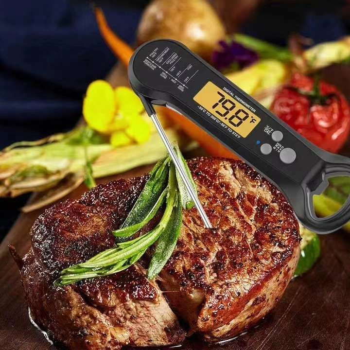2022 New Digital Thermometer with Probe Folding Meat Thermometer for Cooking Household Thermometer