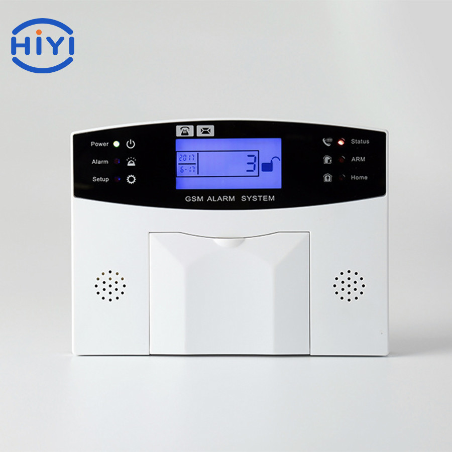 Remote Control GSM LCD Smart Home Security System Main Panel