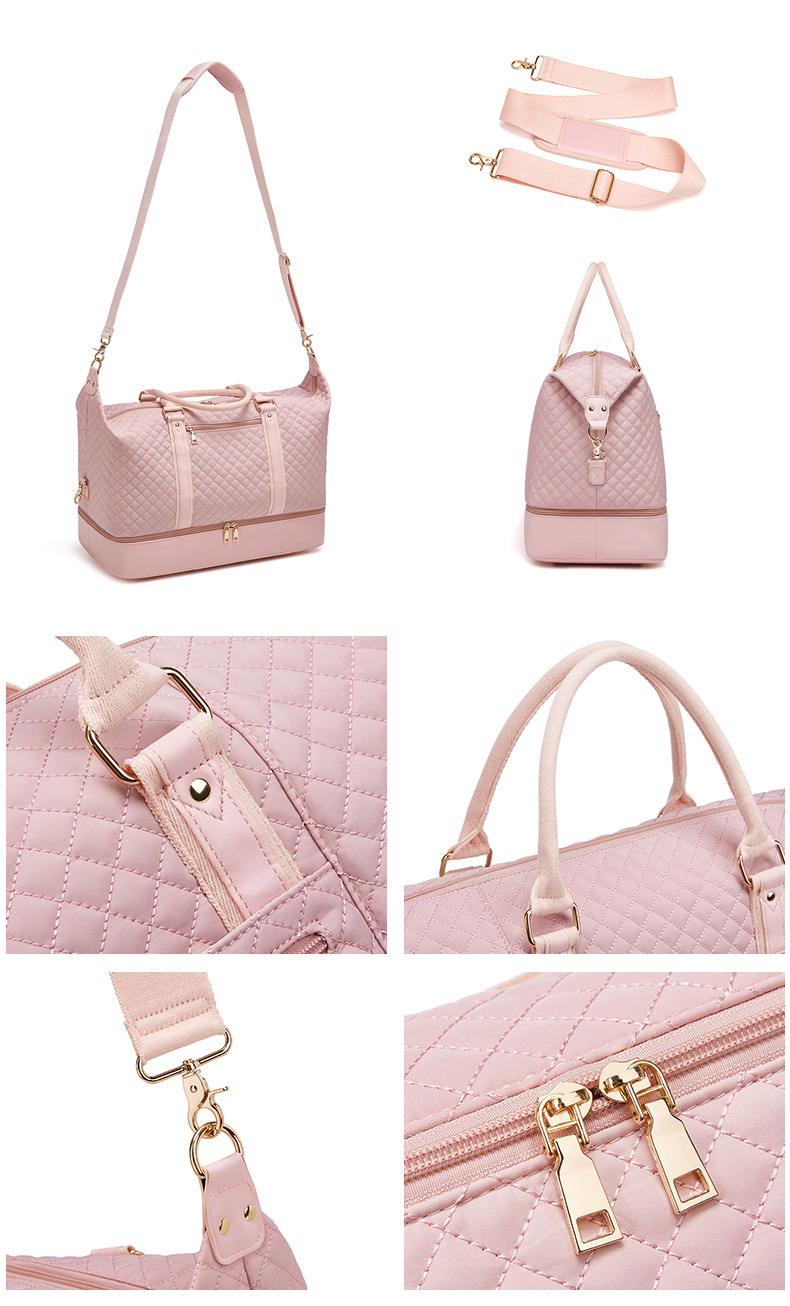 Fashionable Large Capacity Womens Weekender Bags Suit Duffle Bag