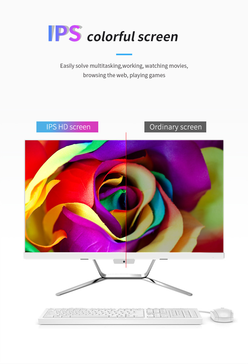 1920*1080 I5 4300M Touch Screen AIO PC Camera 200 Million