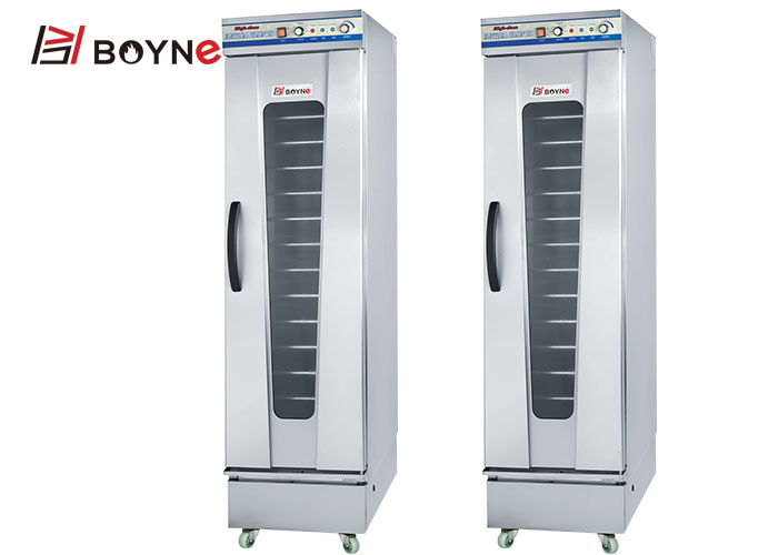Commercial 220V Electric Fermentation Equipment Stainless Steel Fifteen Trays Bakery Proofer