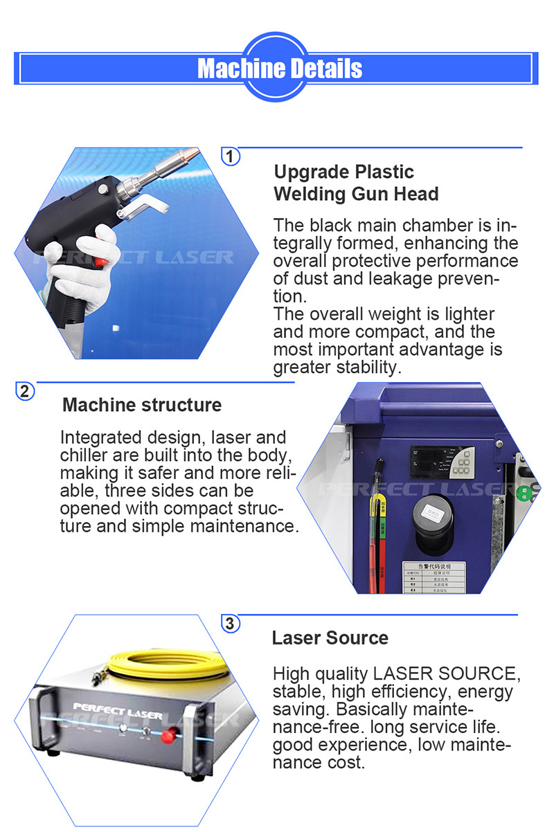 1000W 1500W 2000W 3000W Handheld Laser Welding Cutting Cleaning Machine 3 In 1 Fiber Laser Welding Machine