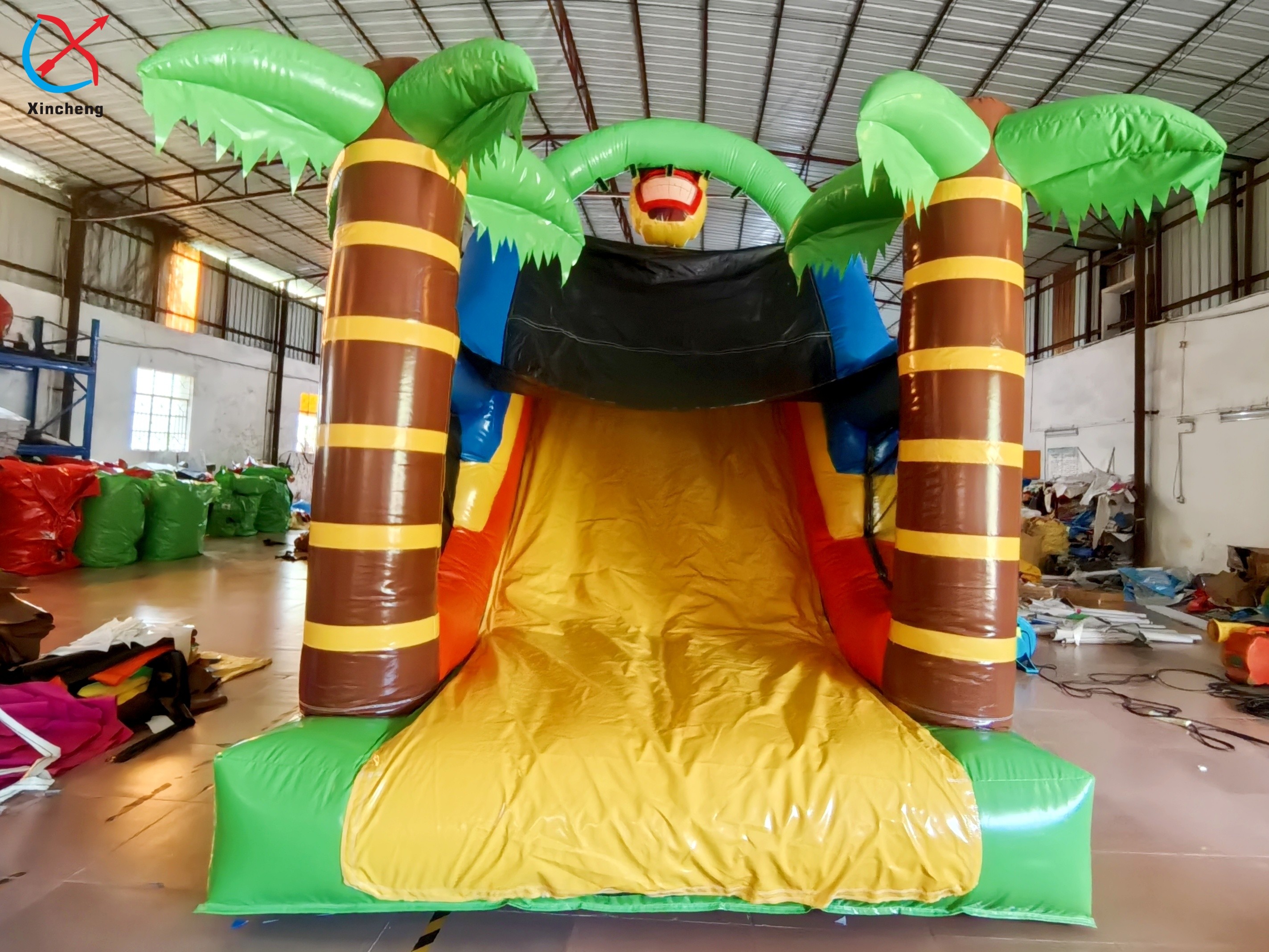 New Fun Inflatable Pineapple Theme Bouncy Castle Jungle Bounce House for Kids