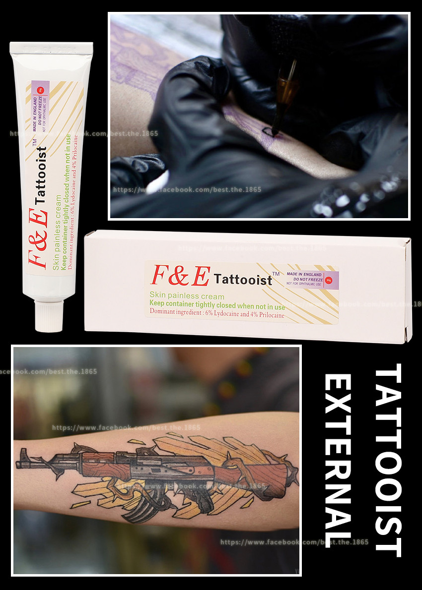 Tattoo Pain F&E Numbing Cream Anesthetic 30G Effect Lasting For 3 Hours