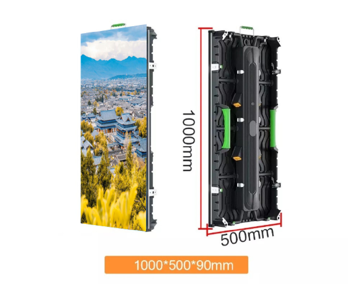 Lightweight Giant Series 500x500mm Rental LED Screen 3840Hz Removable Power Box for Event Displays