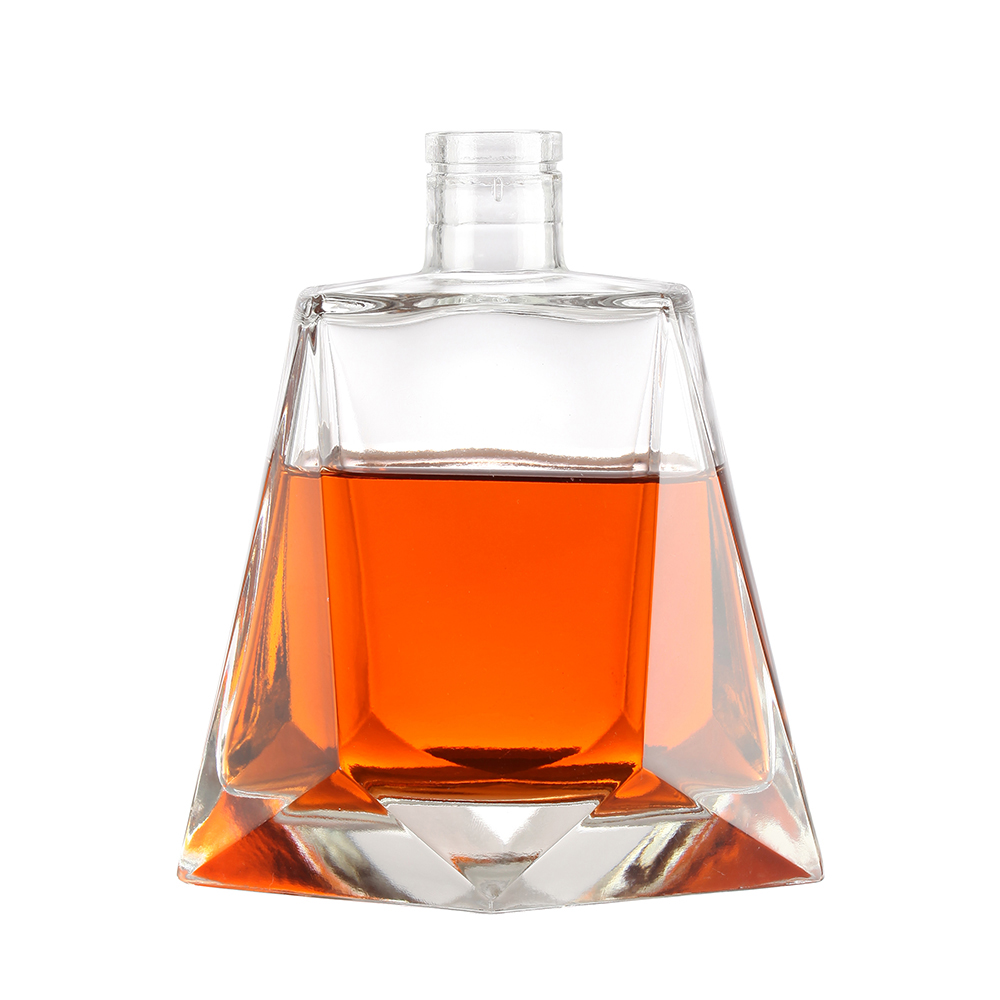375ml 500ml 700ml 750ml Glass Whisky Bottle for Customized Luxury Cosmetic Packing