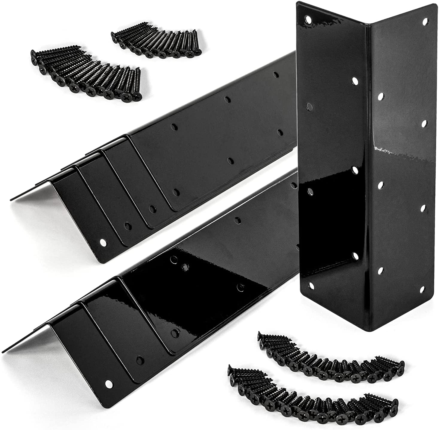 90 Degree Angle Punching Corner Bracket for Rust Resistant Iron Garden Corner Brackets