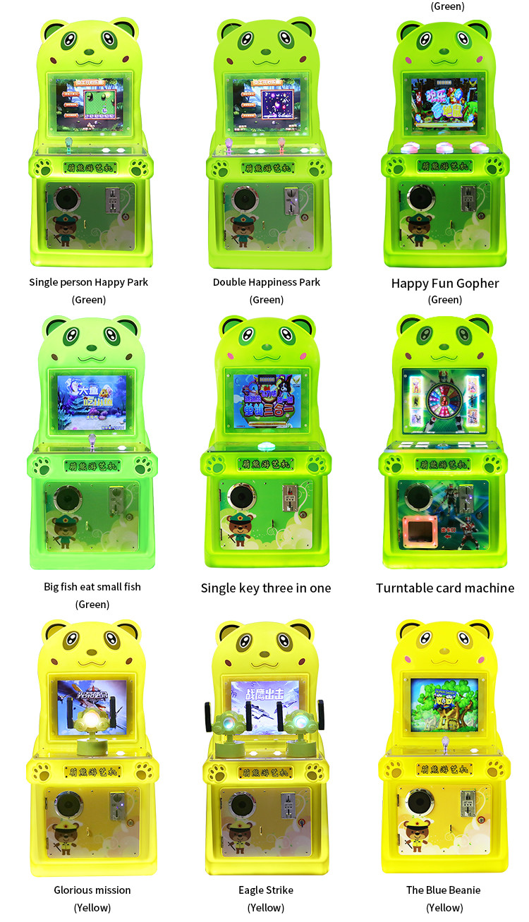 Arcade Games Video Simulator Token Coin Push Operated Single player Fishing Game