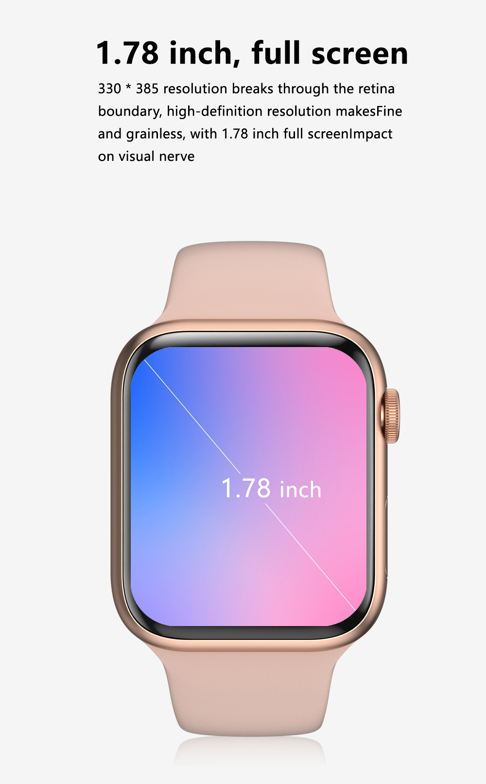 2021 Original IWO YY21 Smart Watch Call 44mm Fitness Tracker Heart Rate Monitor Blood Pressure SmartWatch IOS Android P