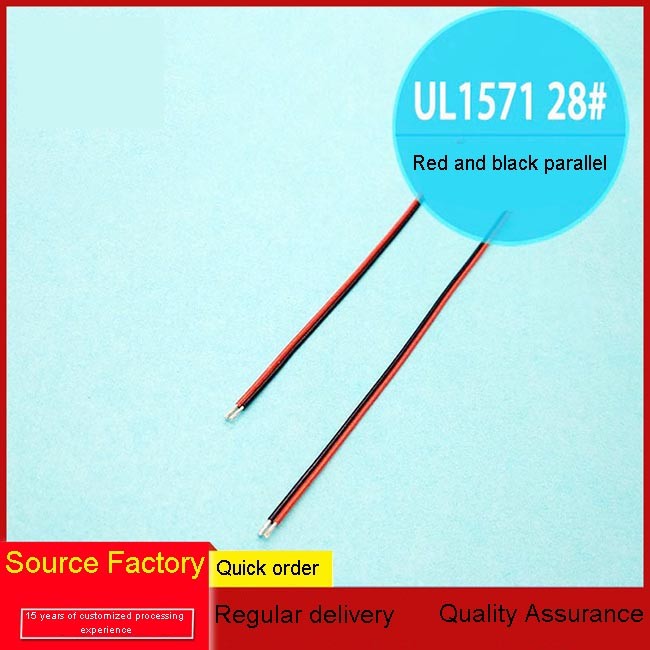 Automotive Electrical Cable Red And Black Parallel UL1571