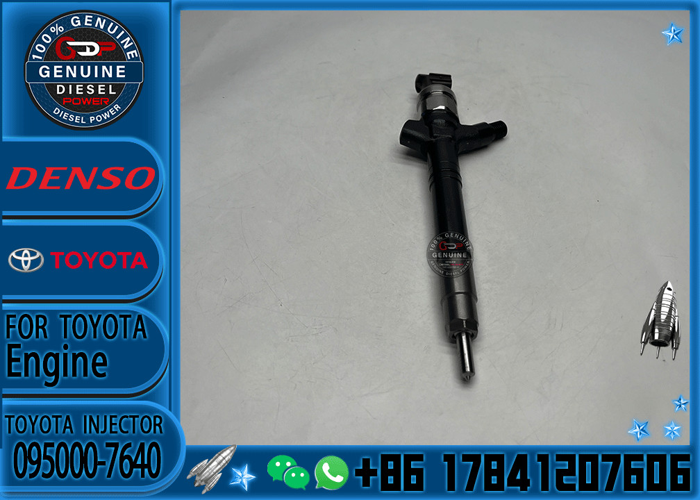 Common Rail Fuel Injector 095000-7640 For TOYOTA 2AD-FTV 23670-0R170 23670-0R120 23670-0R020 23670-0R070