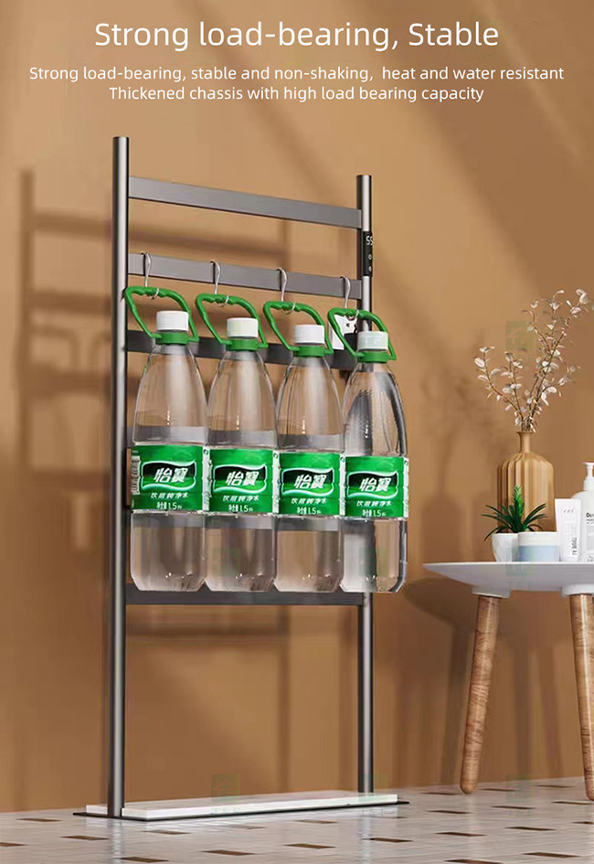 SUS304 Steel Black Floor Free Standing Towel Warmer Hot Towel Warmer Rack