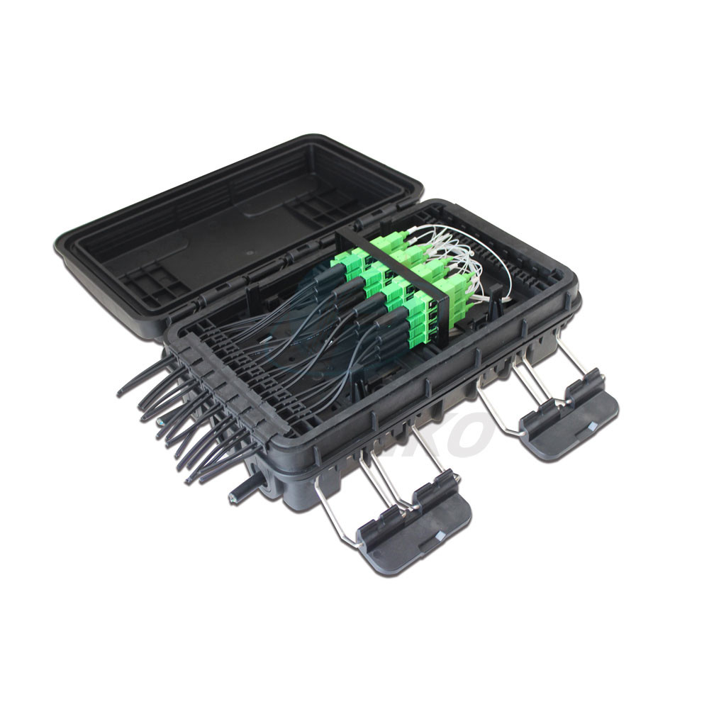 External Three-Tier Joint Closure Fiber Optic Splice Enclosure 24 Core