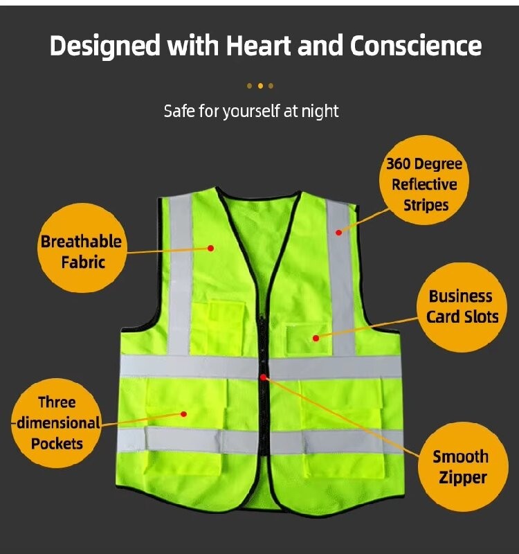 Flame Resistant Nomex Hood Safety Vest For Motorcycle Mine Safety Clothing Reflective Safety T-shirt Security Guard Dress