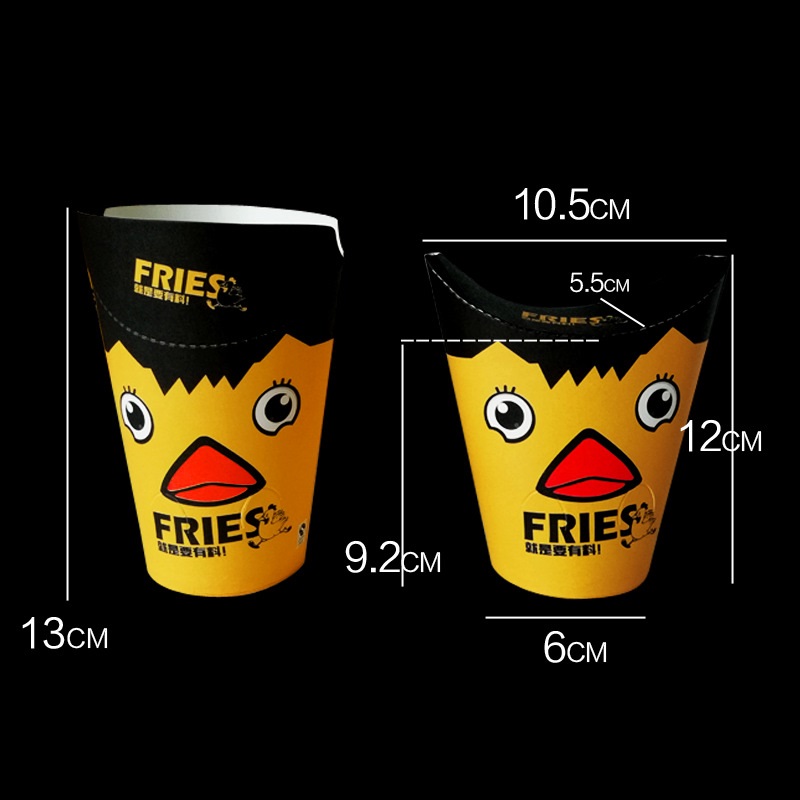 Biodegradable Cardboard Fried Chicken Boxes Burger Clamshell Food Packaging