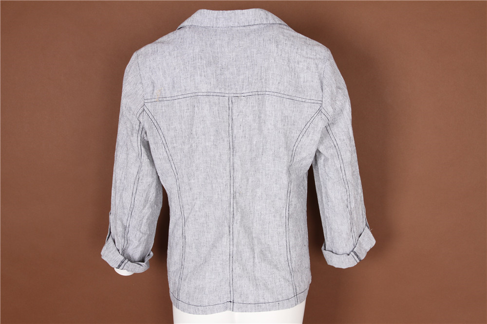 Lady's casual blazer, Women's casual blazer, Striped, Cheap Price
