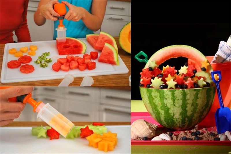 Fruit Decoration Small Kitchen Tools White DIY Birthday Gifts 10 pcs Kit CIQ