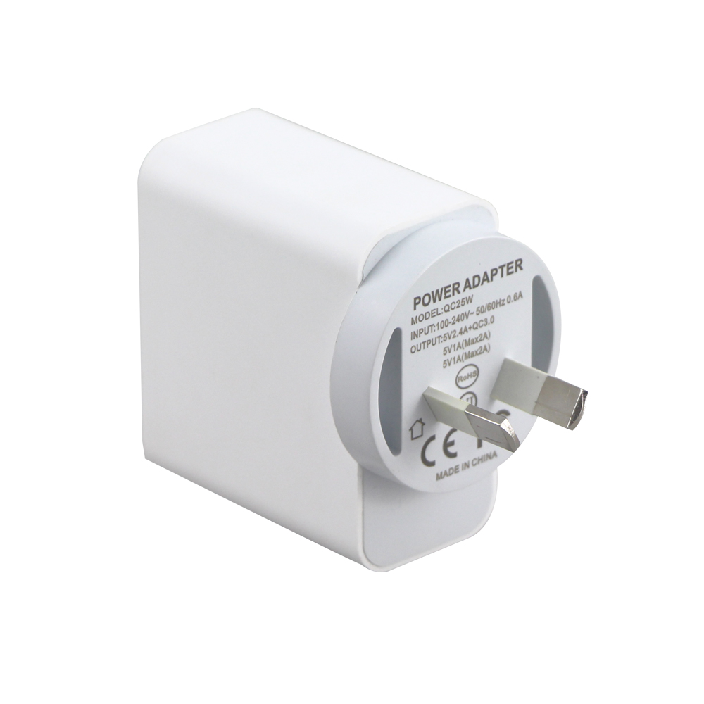AC DC Power Supply adapter 65W Type-C with QC 3.0 and Wireless Charging AU SAA Approved 100-240V Input