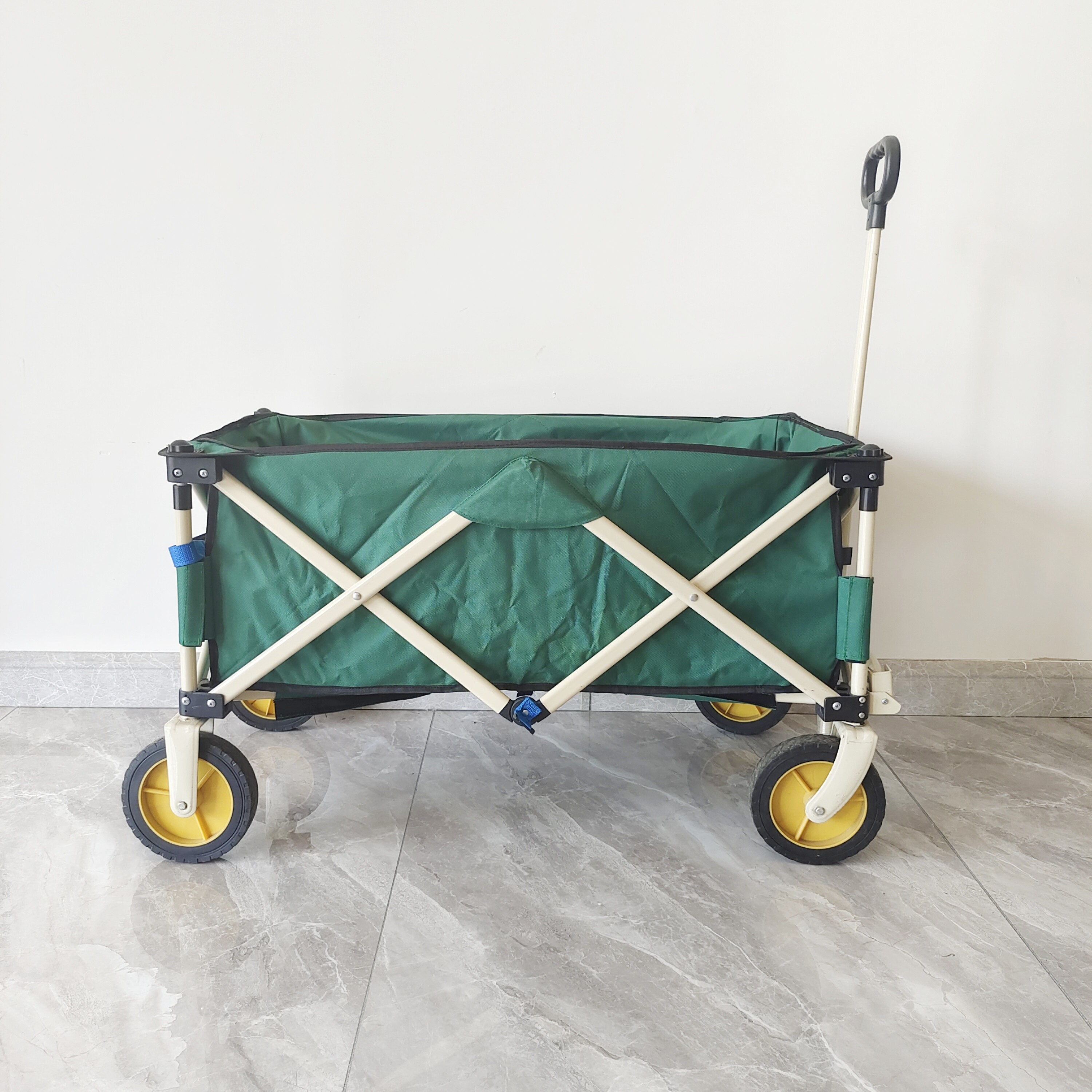 Outdoor Camping Wagon Collapsible Fishing Cart Portable Folding Beach Trolley
