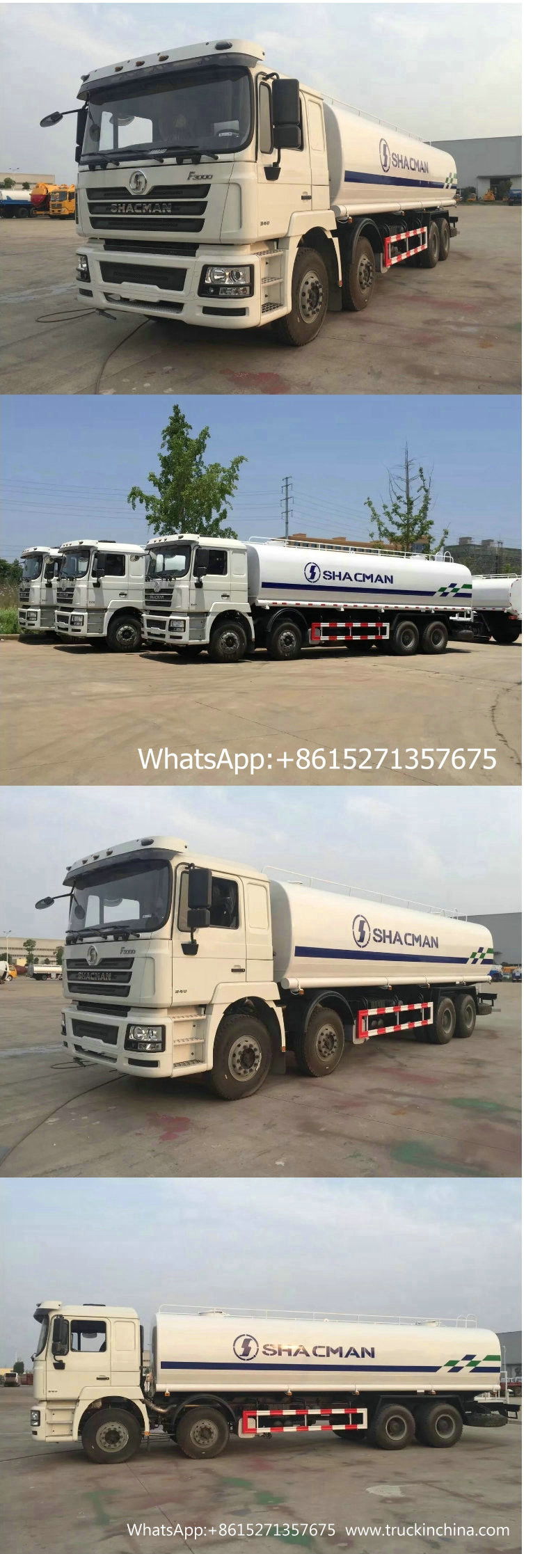 Oil Tank Full Trailer (Customizing 2-3-4 Axles Dolly Tanker 10CBM -30 For Palm Oil Crude Fuel / Petrol Oil Delivery
