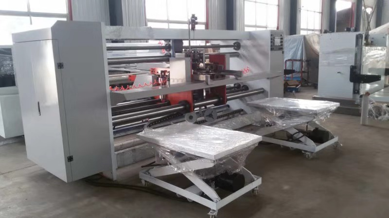 6000 Semi Automatic Double Piece Box Stitching Corrugated Carton Box Making Machine
