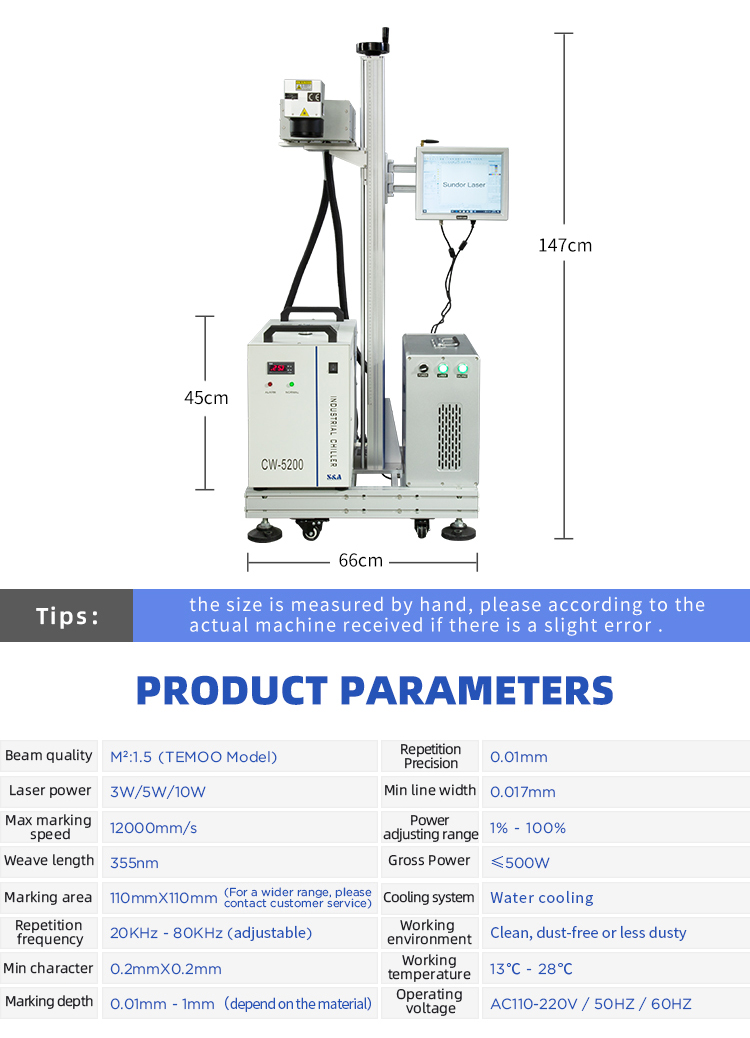 UV Laser Marking Machine 3W 5W 10W