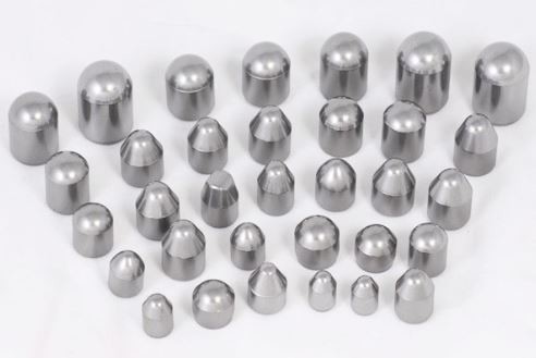 Cemented Tungsten Carbide Parabolic Bit Buttons Hard Alloy Engineering Mining Material