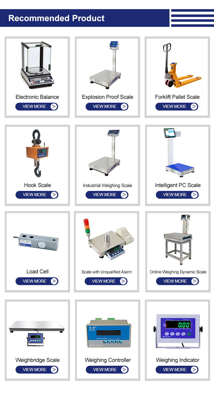 50-500KG High Precision Electronic Platform Scales with Single-Point Pressure Sensor