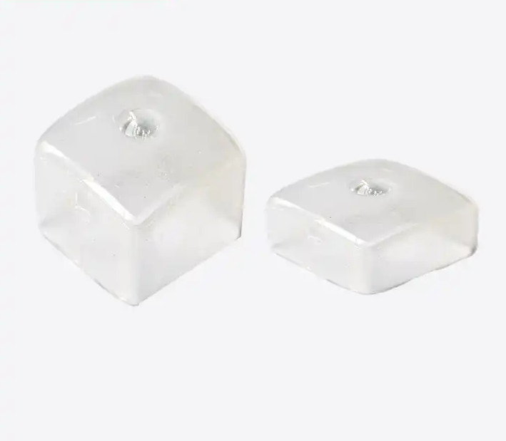 Square Vinyl End Caps Rubber Hole Plugs Black PVC End Cap Flexible Protector Soft Rubber End Cap Plastic Cover
