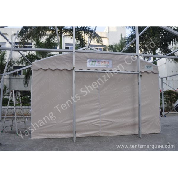 UV Resistant Acr Roof PVC Fabric Tent Structure Hard Pressed Aluminum Frame