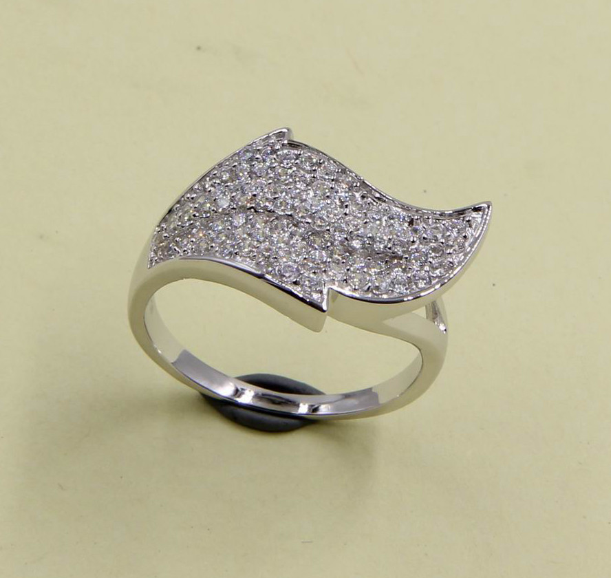 925 Sterling Silver CZ Prong Set Rings With Round Cut Sterling Silver Stacking Rings Sterling Silver Turquoise Rings