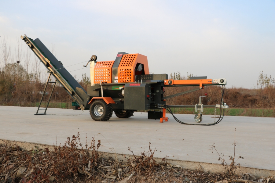 JieRui Forestry Machinery Skid Steer Log Splitter Firewood Processor for Woodworking