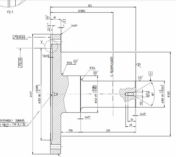 Alloy Steel 4140 4130 Forging Shafts For Turbine Generator And Paper Making