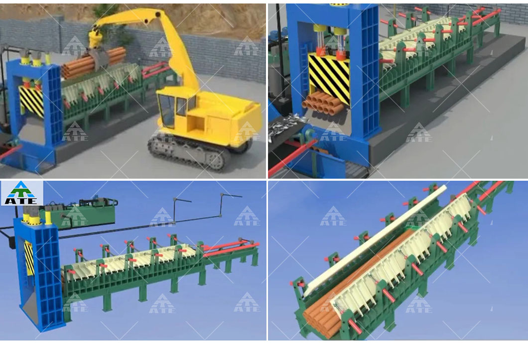 Scrap Metal Hydraulic Shearing Blade Cutting Scrap Gantry Shears