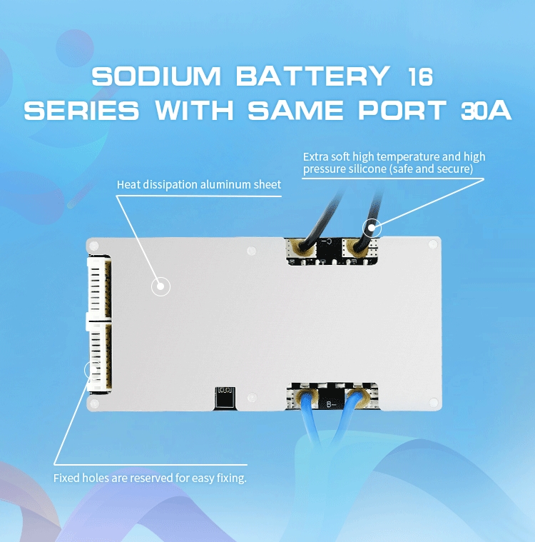 KLS Li-Ion Lifepo4 NMC Sodium Ion Battery BMS 6S-20S 10A-90A With Balance