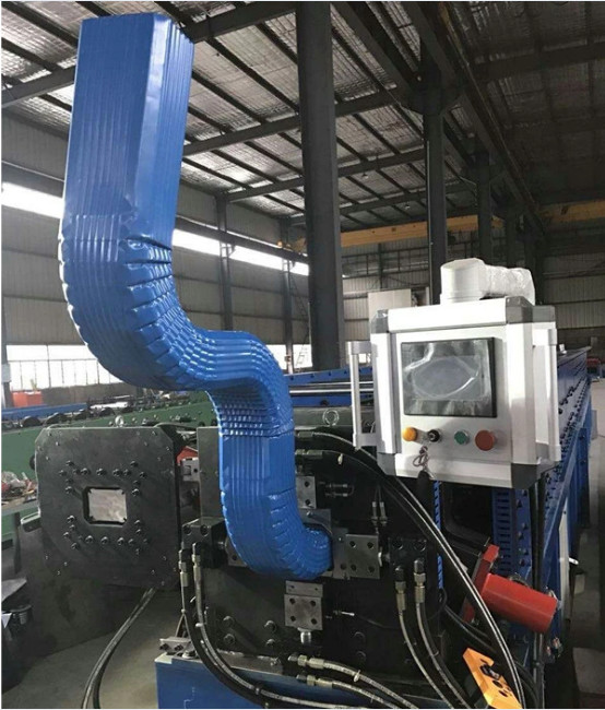 Full Automatic Downspout Pipe Roll Forming Machine Down Pipe Making