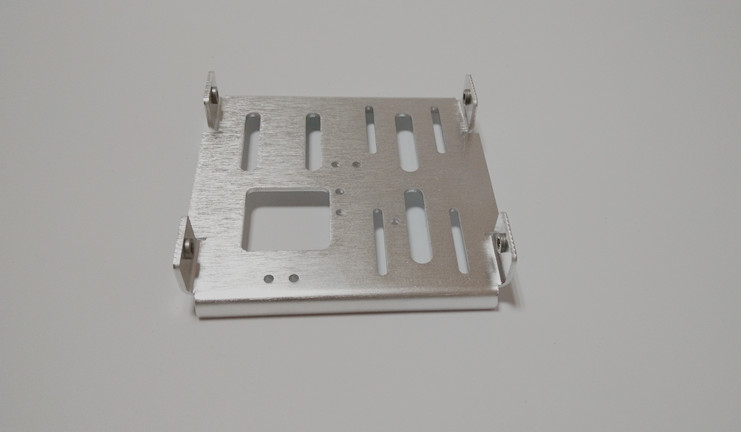 ROHS natural color anodized aluminum stamping bracket camera bracket