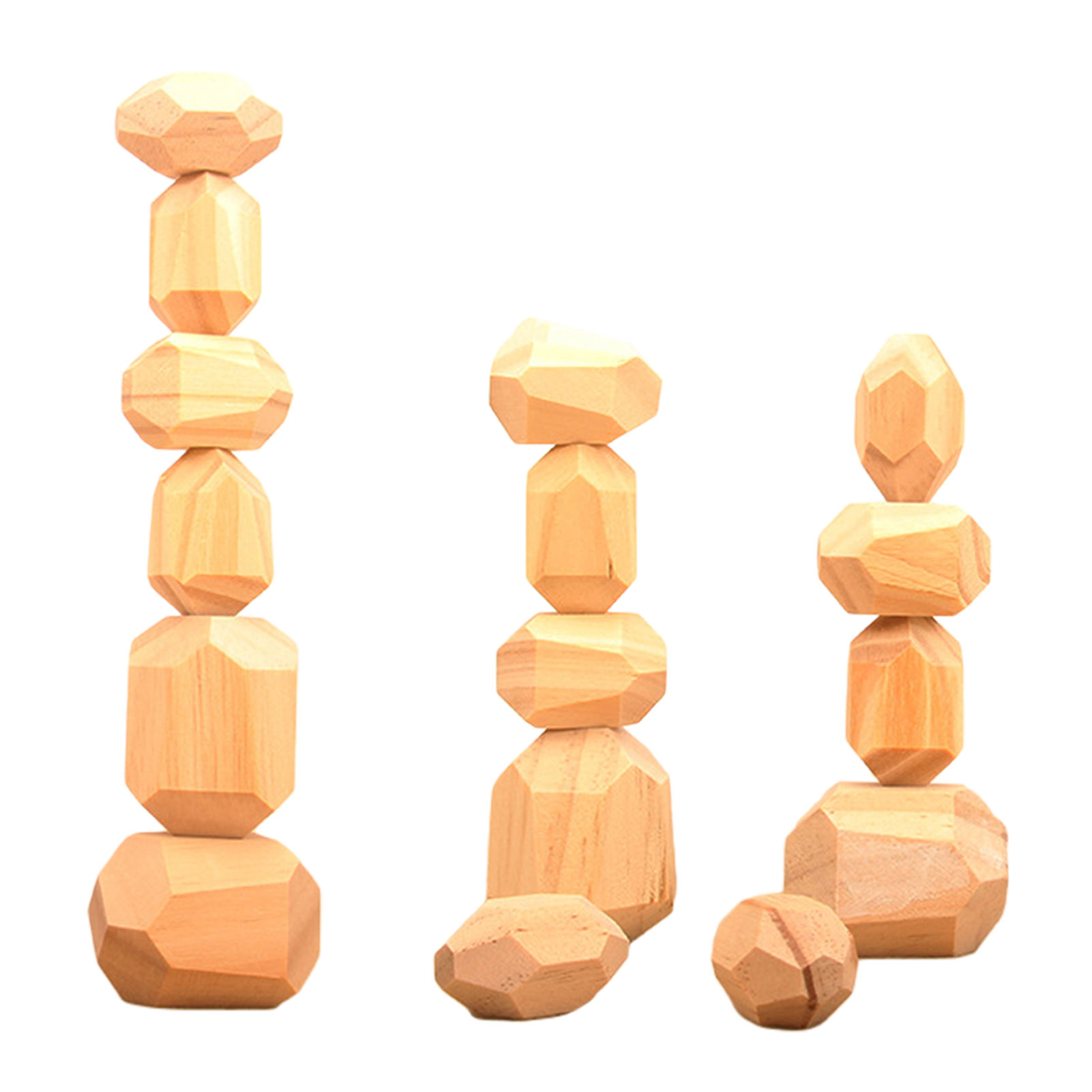 5cm 36pcs Digital Wooden Blocks Toys Baby Geometric Stacking Blocks