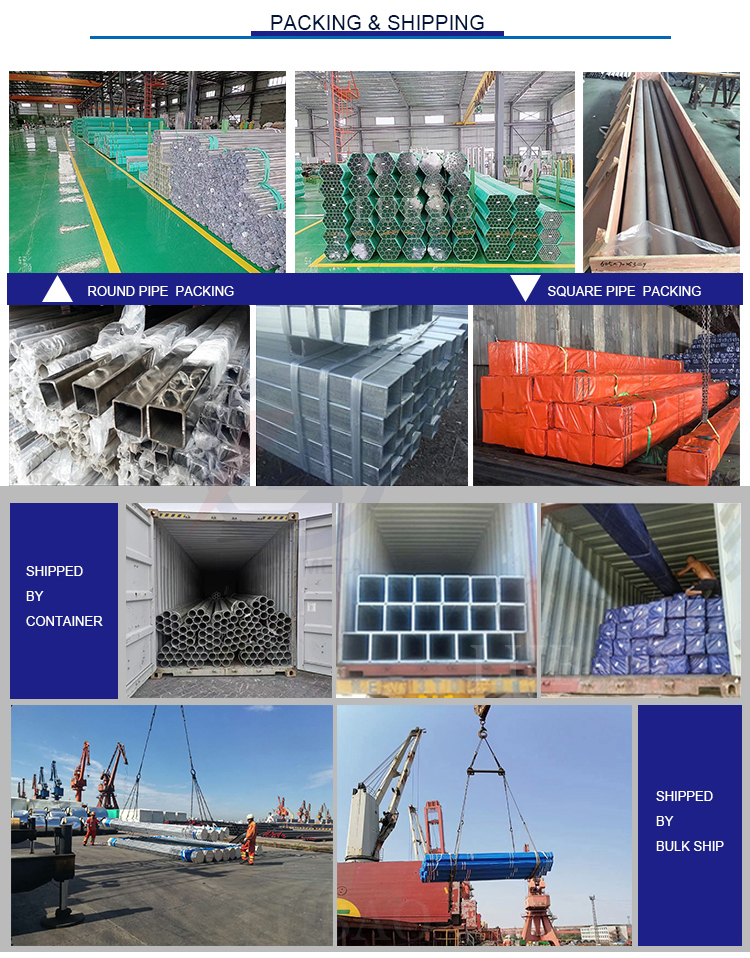 Round Stainless Steel Pipe ASTM AISI SS 304 316L 316 310S 1.4301 321 904L 201 inox SS Mirror Finish Welded Tube