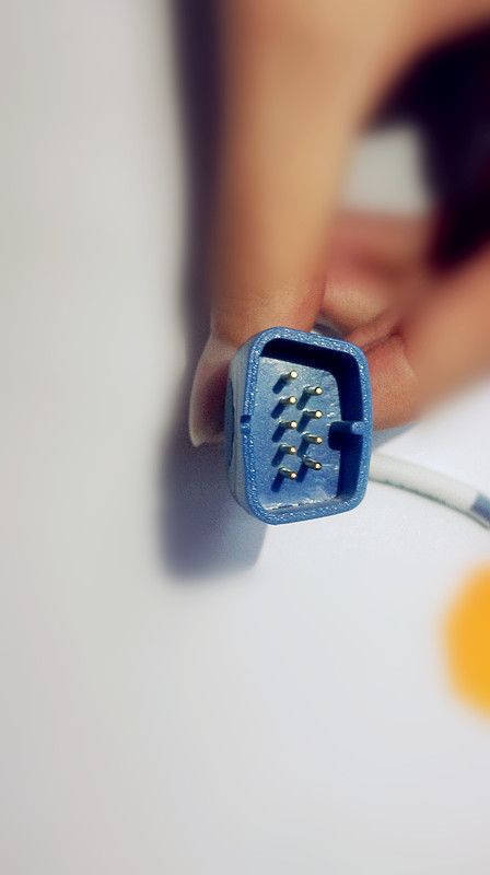 TL-201T Nihon Kohden Spo2 Sensor Pediatric Soft Tip Type Probe With DB9-9Pin Connector