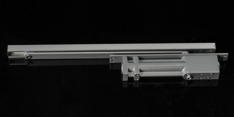 Office Sliding Arm Door Closer Adjustable Latching Speed For 25-45kg Inside Door