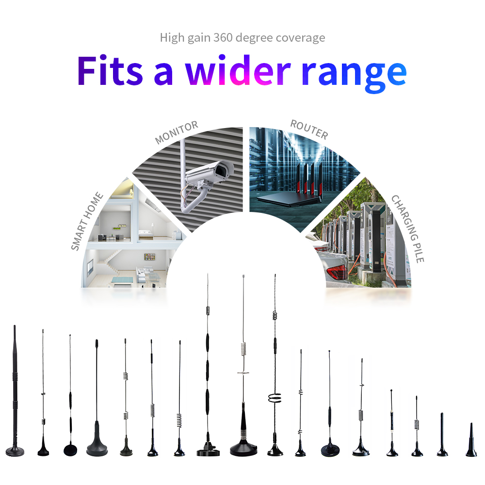 Dual Band Mimo Loop Mounted Outdoor Magnetic Antenna for GPRS Gsm 5ghz Wifi 3G 5G 4G