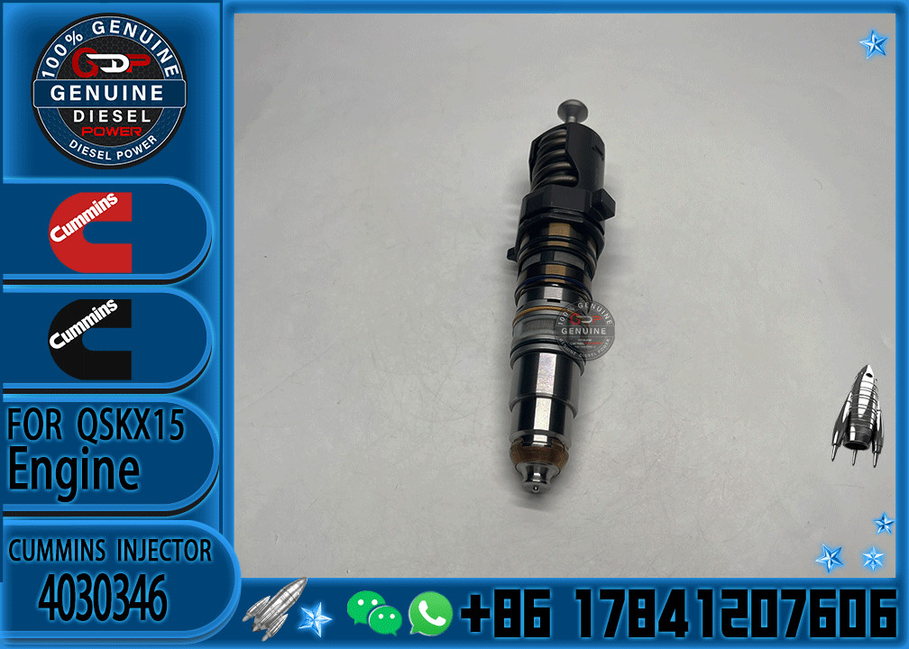 Construction Machinery Parts Fuel Injector For QSKX15 Diesel 1764365 4030346 4088660 4954434 For CUMMINS Diesel Engine