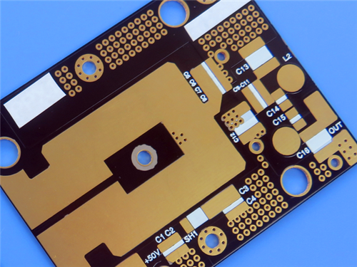 2-Layer IsoClad 933 RF PCB Board with 155.4mm × 188mm Size and Dielectric Constant 2.33